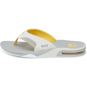 image:imageREEF Mens Fanning Bottle Opener Flip FlopsYellowGreyGrey