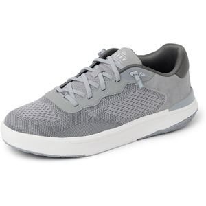 image:imageREEF Mens Shoreline Del Mar Shoe Breathable Knit Upper Lightweight amp Flexible Cushion Footbed Elastic LacesHeather Grey