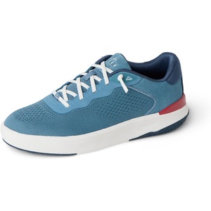 image:imageREEF Mens Shoreline Del Mar Shoe Breathable Knit Upper Lightweight amp Flexible Cushion Footbed Elastic LacesNavyWhiteRed