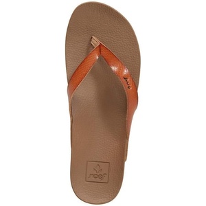 image:imageREEF Womens Cushion Court Flip FlopsBrownBrown Snake