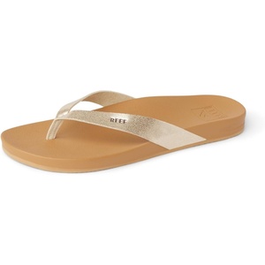 image:imageREEF Womens Cushion Court Flip FlopsTanChampagne
