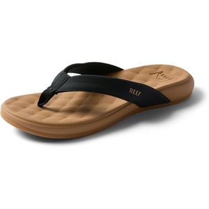 image:imageREEF Womens Cushion Melody Flip FlopsBlackTan