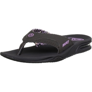 image:imageREEF Womens Fanning Bottle Opener Flip FlopsBrown Leopard