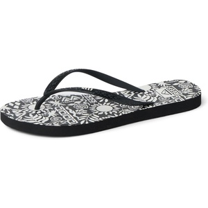 image:imageREEF Womens Seaside Prints FlipFlopBlackVintage Tropic