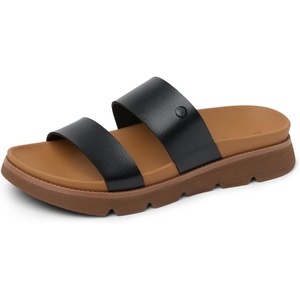 image:imageREEF Womens Vista Luxe Thea Platform SandalsBlack Tan