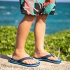 image:imageREEF Boys Kids Ahi Beach Flip Flop Soft Cushion Footbed Water FriendlyDeep Sea Stripes