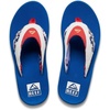 image:imageREEF Boys Kids Fanning SandalRed White and Blue