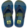 image:imageREEF Boys ToddlerLittle Kid Ahi Beach Flip Flop Soft Cushion Footbed Water FriendlyAqua Green Stripe