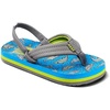 image:imageREEF Boys ToddlerLittle Kid Ahi Beach Flip Flop Soft Cushion Footbed Water FriendlySharky Lime
