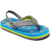 image:imageREEF Boys ToddlerLittle Kid Ahi Beach Flip Flop Soft Cushion Footbed Water FriendlySharky Lime