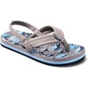 image:imageREEF Boys ToddlerLittle Kid Ahi Beach Flip Flop Soft Cushion Footbed Water FriendlyTan Sharks
