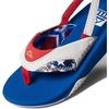 image:imageREEF Boys ToddlerLittle Kids Fanning SandalRed White and Blue