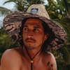 image:imageREEF Mens Wide Brim Straw Hat with Chin Strap
