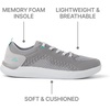 image:imageREEF Swellsole Neso Mens Shoe Lightweight amp Breathable Memory Foam FootbedGreyAqua