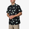 image:imageReef Mens Barrel Short Sleeve Button Up Woven ShirtCaviar