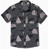 image:imageReef Mens Barrel Short Sleeve Button Up Woven ShirtCaviar Durant