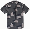 image:imageReef Mens Barrel Short Sleeve Button Up Woven ShirtCaviar Durant