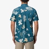 image:imageReef Mens Barrel Short Sleeve Button Up Woven ShirtLegion Blue