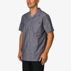 image:imageReef Mens Reef Harold Short Sleeve 1 Pocket Camp ShirtCrown Blue