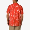 image:imageReef Mens Reef Kaden Short Sleeve 1 Pocket Camp ShirtPaprika