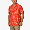 image:imageReef Mens Reef Kaden Short Sleeve 1 Pocket Camp ShirtPaprika
