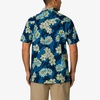 image:imageReef Mens Reef Tafford Short Sleeve 1 Pocket Camp ShirtInsignia Blue