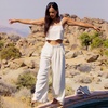 image:imageReef Womens Tori Linen Blend PantAlmond Milk