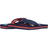 Navy Palms Stripe