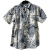 image:imageReef Mens Barrel Short Sleeve Button Up Woven ShirtDress Blues