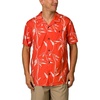 image:imageReef Mens Reef Kaden Short Sleeve 1 Pocket Camp ShirtPaprika