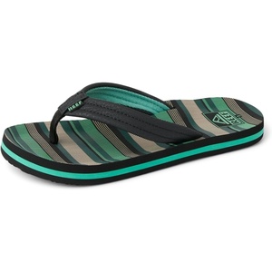 image:imageREEF Boys Kids Ahi Beach Flip Flop Soft Cushion Footbed Water FriendlyBlanket Stripe