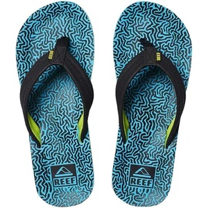 image:imageREEF Boys Kids Ahi Beach Flip Flop Soft Cushion Footbed Water FriendlyBlue Coral