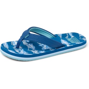 image:imageREEF Boys Kids Ahi Beach Flip Flop Soft Cushion Footbed Water FriendlyRoyal Sharks