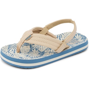 image:imageREEF Boys ToddlerLittle Kid Ahi Beach Flip Flop Soft Cushion Footbed Water FriendlyBlueTan Palm