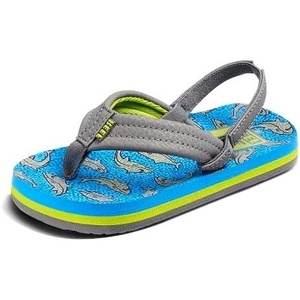image:imageREEF Boys ToddlerLittle Kid Ahi Beach Flip Flop Soft Cushion Footbed Water FriendlySharky Lime