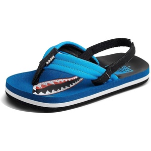 image:imageREEF Boys ToddlerLittle Kid Ahi Beach Flip Flop Soft Cushion Footbed Water FriendlySharky Ocean