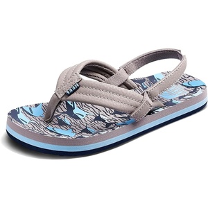 image:imageREEF Boys ToddlerLittle Kid Ahi Beach Flip Flop Soft Cushion Footbed Water FriendlyTan Sharks
