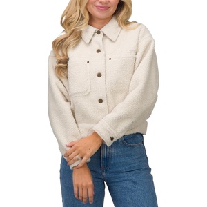 image:imageREEF Womens Sammie Sherpa Trucker JacketCream