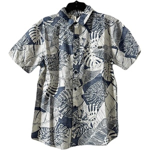 image:imageReef Mens Barrel Short Sleeve Button Up Woven ShirtDress Blues