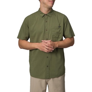 image:imageReef Mens Barrel Short Sleeve Button Up Woven ShirtOlivine