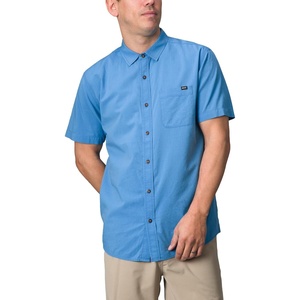 image:imageReef Mens Barrel Short Sleeve Button Up Woven ShirtParisian Blue