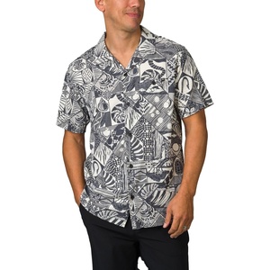 image:imageReef Mens Reef Beckham Short Sleeve 1 Pocket Camp ShirtMeteorite