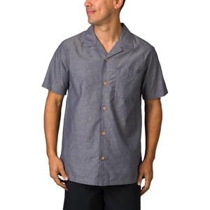 image:imageReef Mens Reef Harold Short Sleeve 1 Pocket Camp ShirtCrown Blue