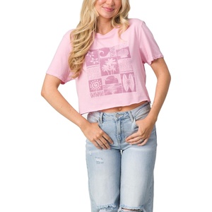 image:imageReef Womens Reef Kara 18 Crop Crew TeeCameo Pink