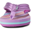 image:imageREEF Girls Kids Ahi Beach Flip Flop Soft Cushion Footbed Water FriendlyLavender Hearts