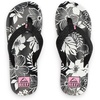 image:imageREEF Girls Kids Ahi Beach Flip Flop Soft Cushion Footbed Water FriendlyPinkBlack Floral
