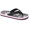 image:imageREEF Girls Kids Ahi Beach Flip Flop Soft Cushion Footbed Water FriendlyPinkBlack Floral