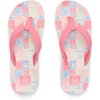 image:imageREEF Girls Kids Ahi Beach Flip Flop Soft Cushion Footbed Water FriendlySunset Stamp