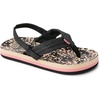 image:imageREEF Girls ToddlerLittle Kid Ahi Beach Flip Flop Soft Cushion Footbed Water FriendlyFloral Cheetah