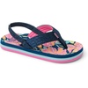 image:imageREEF Girls ToddlerLittle Kid Ahi Beach Flip Flop Soft Cushion Footbed Water FriendlyNavy Floral